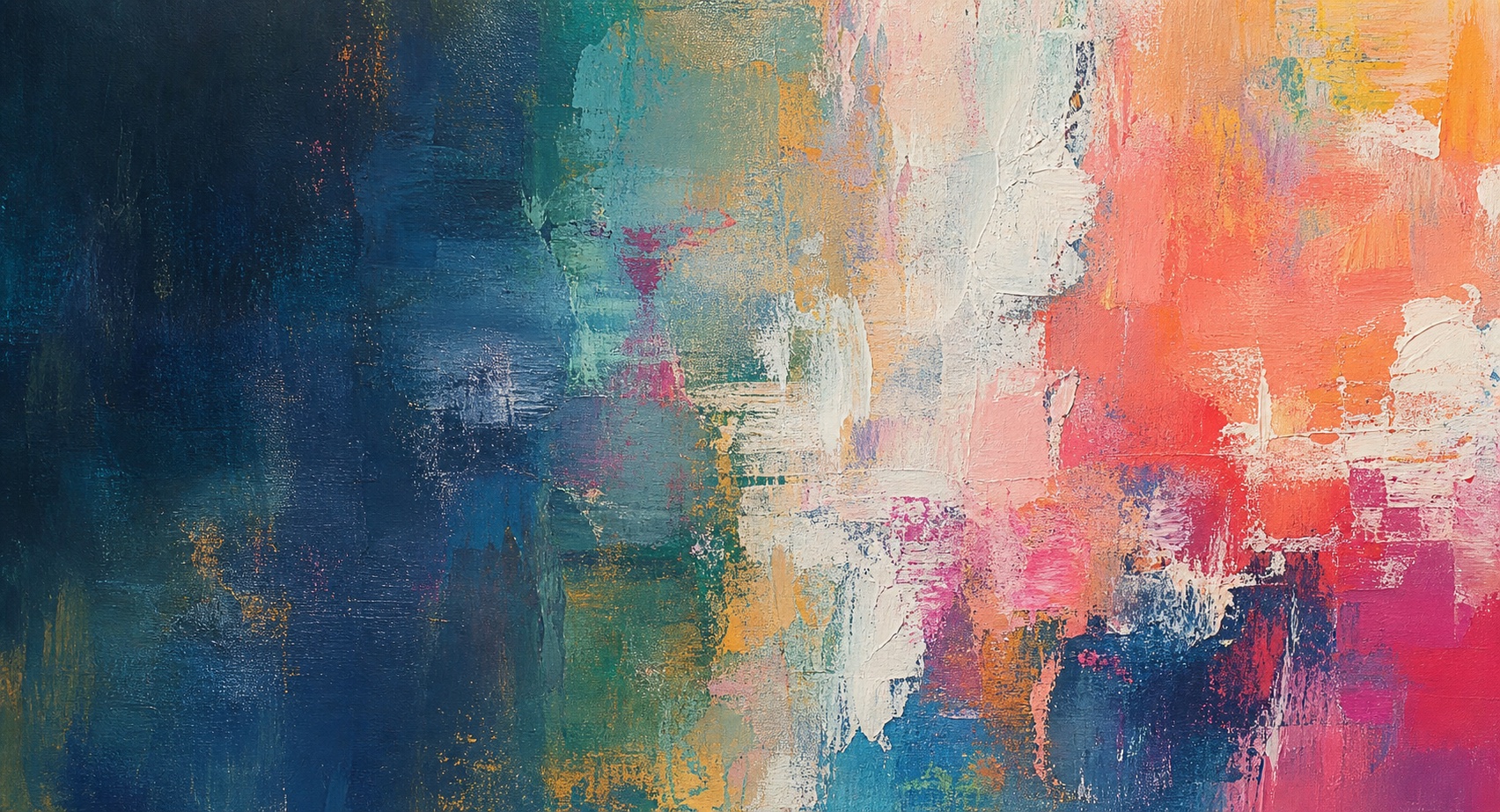 Original painting presented in a considered interior
