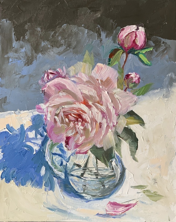 Peony Flower in a Vase