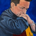 “Johnny “ oil on panel 9 by 11 inches $50.00