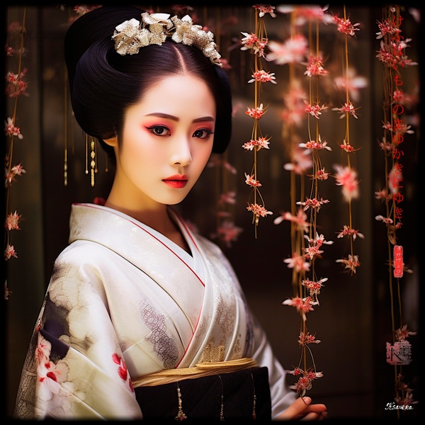 Japanese Maiko RJ0127 Girl Geisha Geiko Portrait Photography