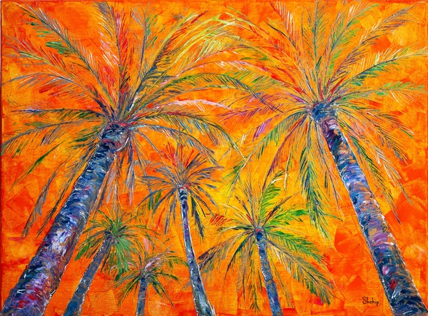 Summer Palms of Costa Brava