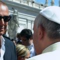 Vaticano, 3 settembre 2014 Andrea Benetti incontra Papa Francesco, in occasione della donazione di una sua opera, da parte dell'Istituto Europeo Pegaso, al Santo Padre