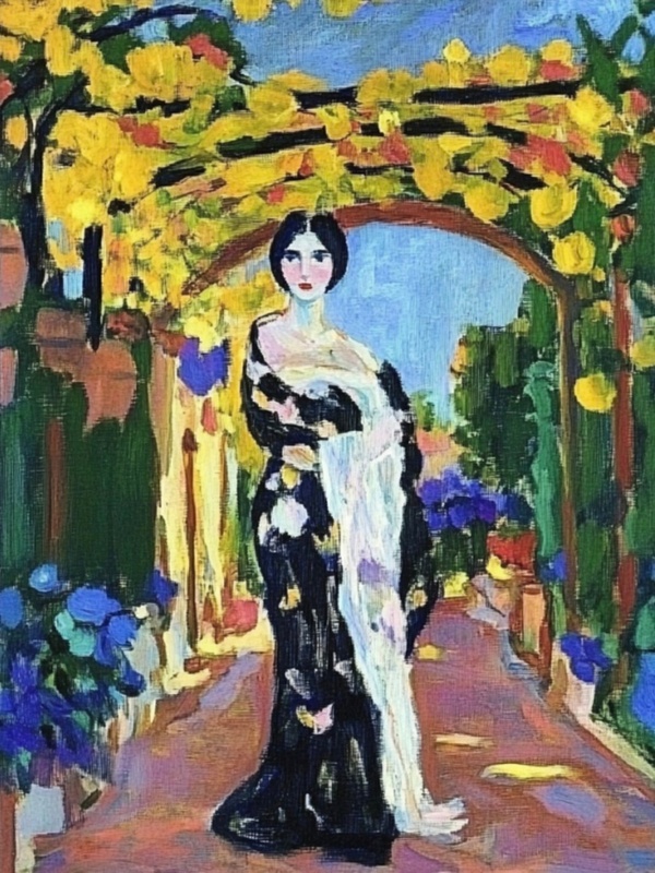 Woman In A Garden