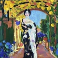 Woman In A Garden