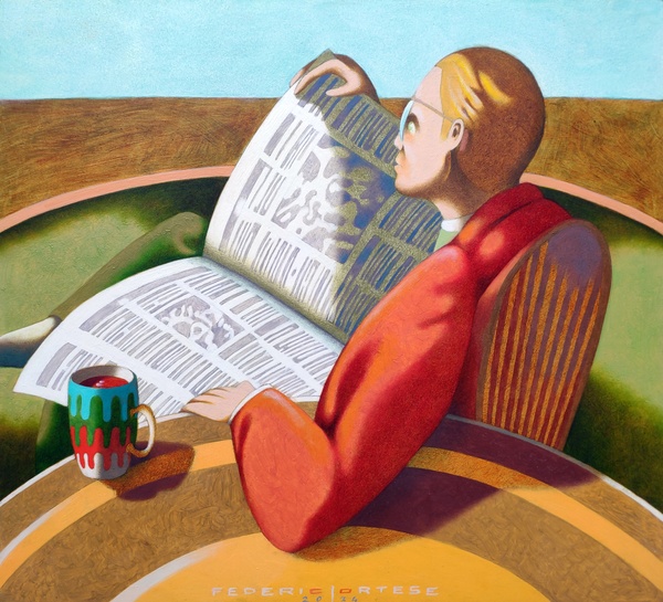 The morning newspaper