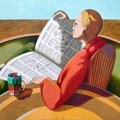 The morning newspaper
