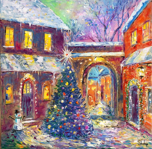 Christmas Courtyard
