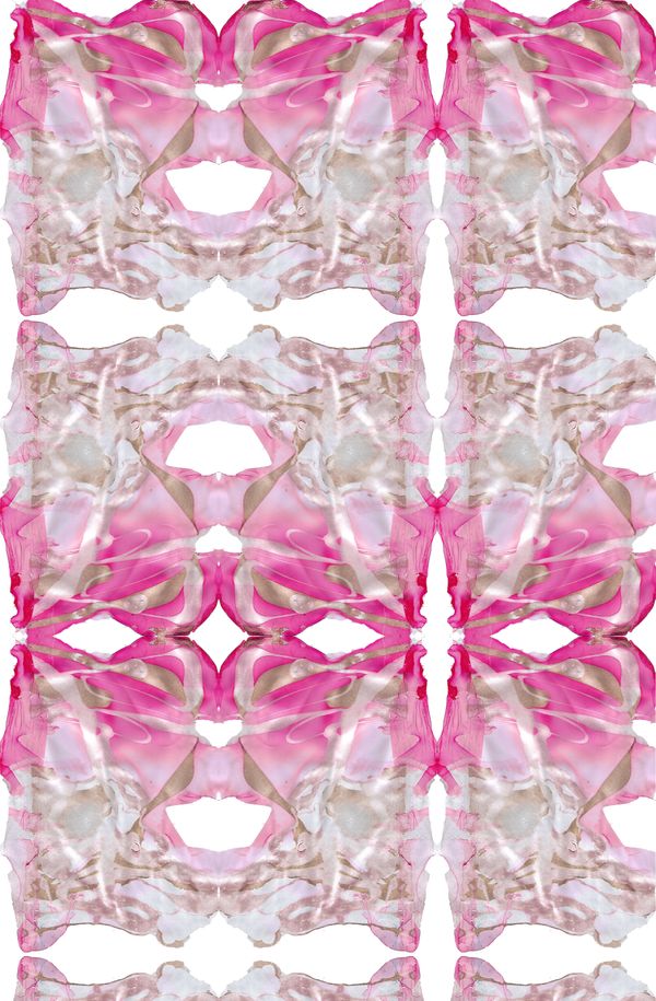 Marbling pink patterns