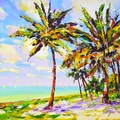 Beach. Ocean.Palms.