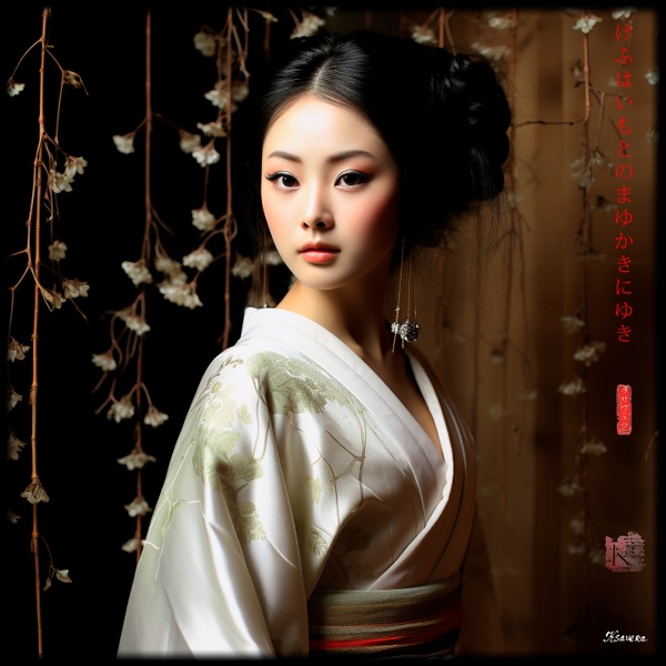 Japanese Maiko RJ0112 Girl Geisha Geiko Portrait Photography