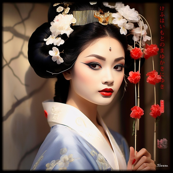 Japanese Maiko RJ0113 Girl Geisha Geiko Portrait Photography