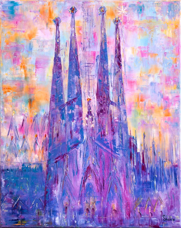 Sagrada Familia in Morning Light
