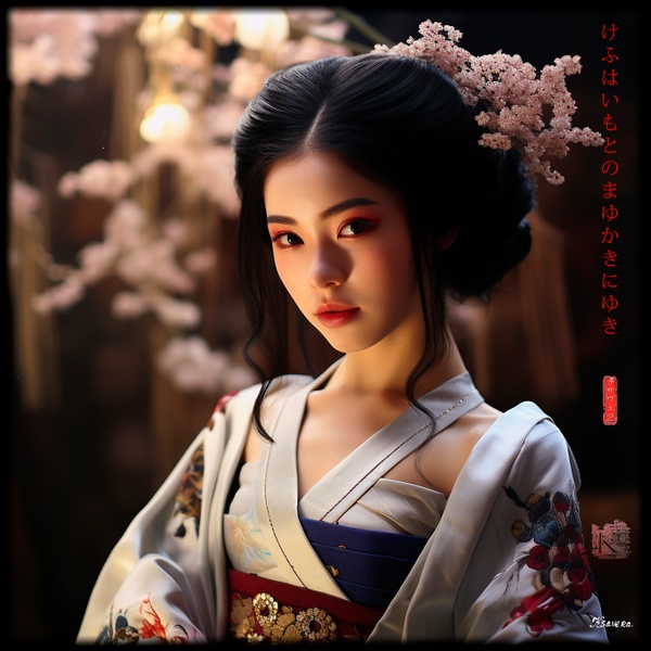 Japanese Maiko RJ0122 Girl Geisha Geiko Portrait Photography
