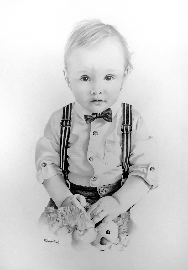 Hi Theo ! Portrait of a grandson.