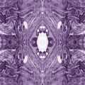 Amethyst symmetry-marbling artwork