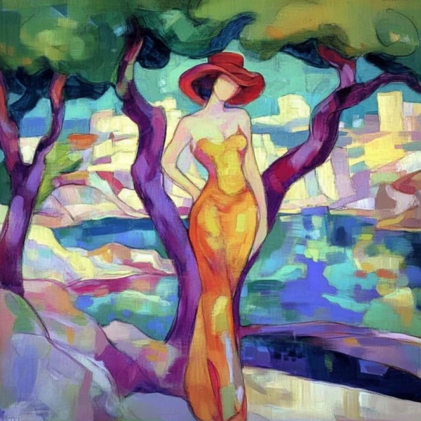 Woman In Yellow Hat