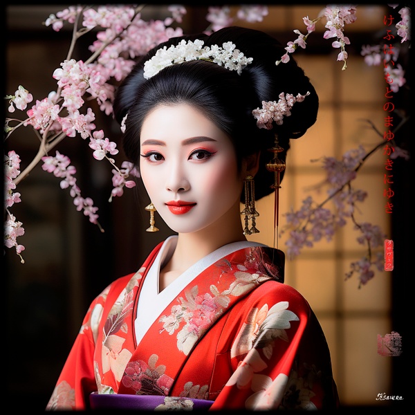 Japanese Maiko RJ0117 Girl Geisha Geiko Portrait Photography
