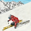 Red Skier