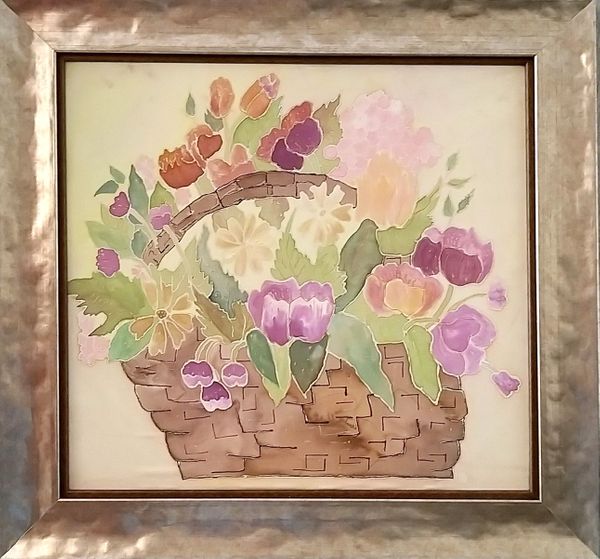 Basket with Flowers