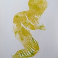 The Baby Mermaid, monotype