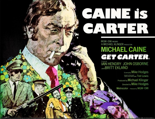 Get Carter, UK Quad Poster, 1971, Michael Caine