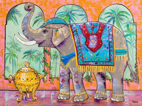 Elephant and Samovar