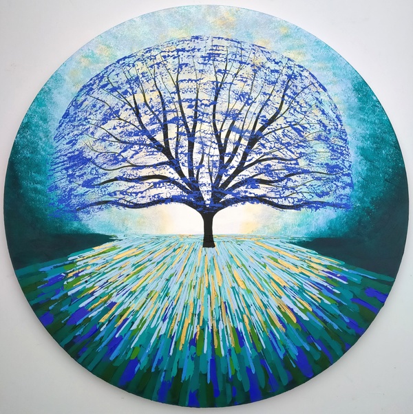 Shimmering Tree of Light