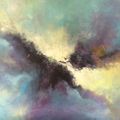 "Raven Flight:  Acrylic on Canvas  30" x 40"  $3,200 