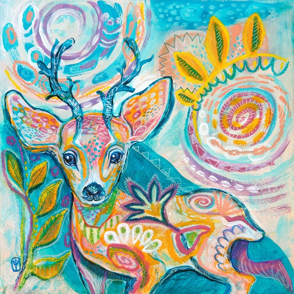 Colorful Deer Spirit