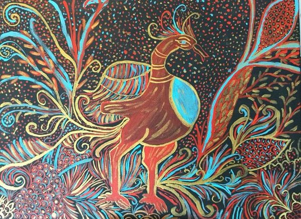 Golden Peacock