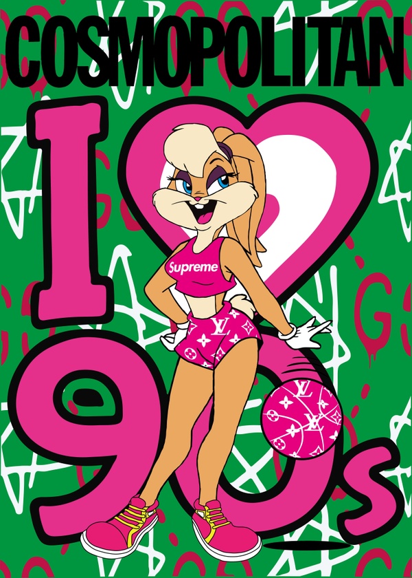Lola Bunny – I Love the 90s Pop Art Poster