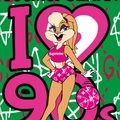 Lola Bunny – I Love the 90s Pop Art Poster