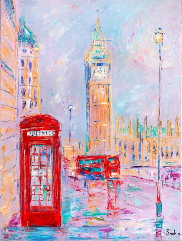 Rainy London Colours