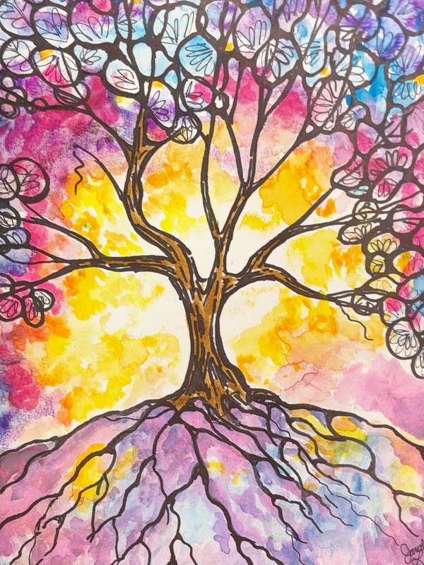 Tree and Sunset