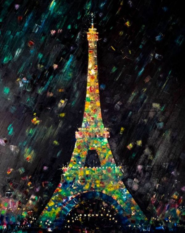 Rain in the Night Paris