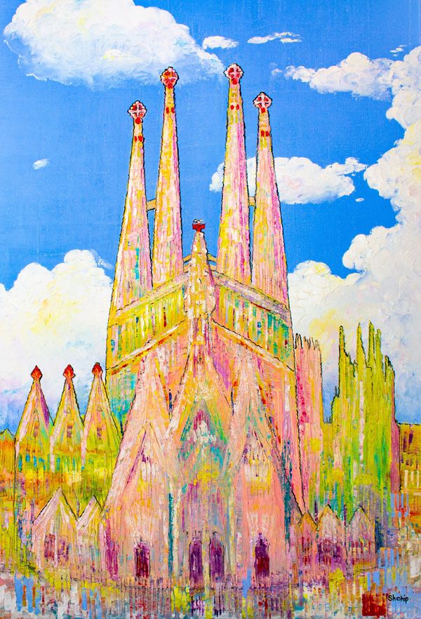 Sagrada Familia. Sky Castle