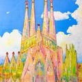 Sagrada Familia. Sky Castle