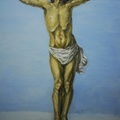 Surrealist Crucifixion Painting