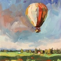 Rainbow Air Balloon