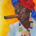 Cuban Woman With Cigar