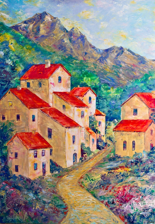 Village Between the Mountains