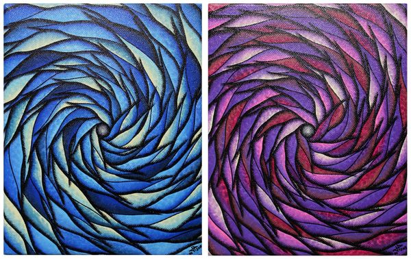 Colorful spirals series 3