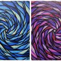 Colorful spirals series 3