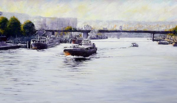 Barge On The Seine