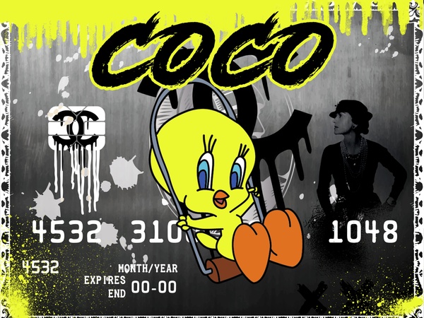 COCO – Chanel x Tweety Pop Art Credit Card
