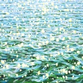 Glare in Emerald Water