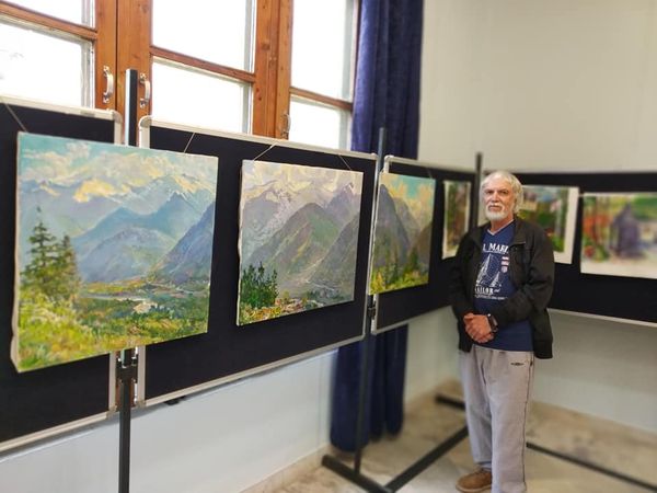 2019 "Art Expedition-2019. The Himalayas” Exhibition of Paintings, Naggar, Kullu, HP, India
