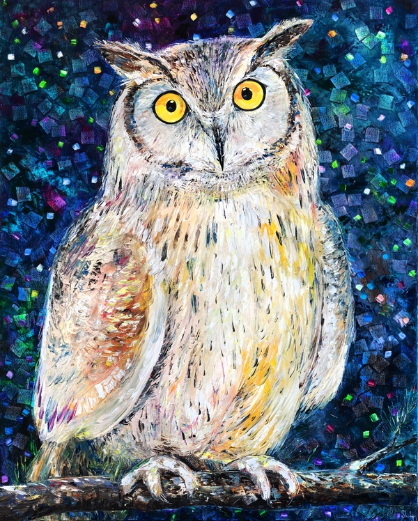 Owl. Symbol of Prudence