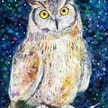 Owl. Symbol of Prudence
