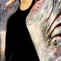 Elegant Woman in Black Dress